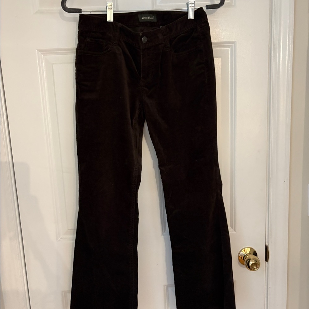 Eddie Bauer Chocolate velvet Trousers